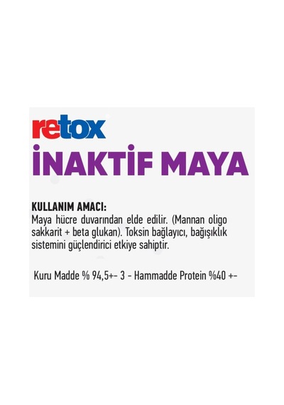 Hs Tarım Retox İnaktif Maya-toksin Bağlayıcı Yem Katkısı 20 Kg