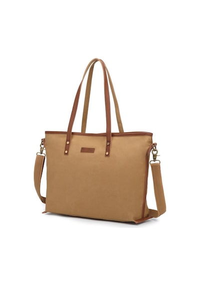 Kanvas Kumaş Kadın Omuz Çantası Smart Bags 1330 Camel