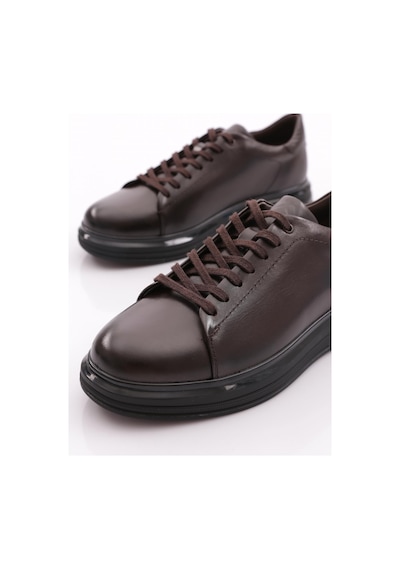 Dgn 2208 Erkek Bağcıklı Sneaker Kahve