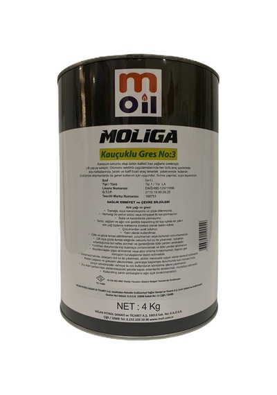 Moil Moliga Kauçuklu Gres 3 4 KG