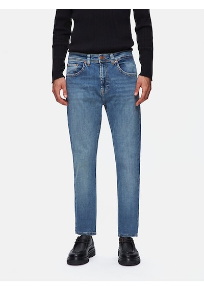 Ltb Hollywood Y Düz Paça Orta Bel Jean Pantolon 010095156916109 4114 Mavi