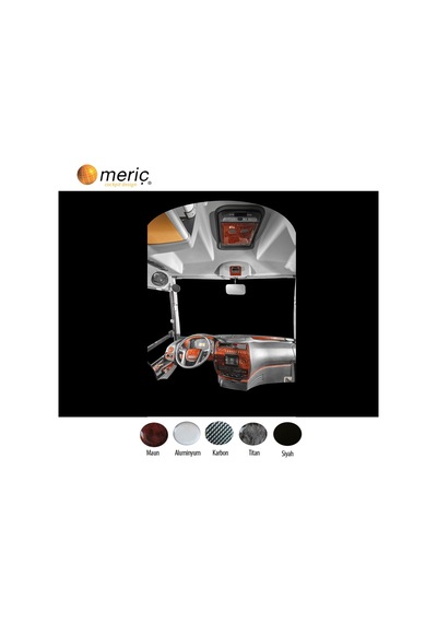 Meriç® Otokar Sultan Ön Torpido Kaplama Full Set 49 Parça 2015-› (530158411)