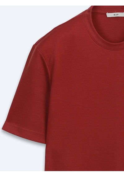 Kip Kiremit Düz T-shirt