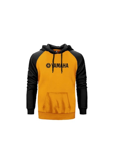 Ymh Logotext Sarı Renk Reglan Kol Sweatshirt Sarı