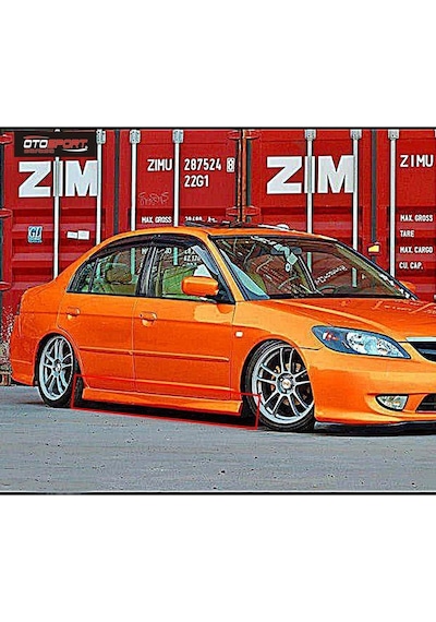 Honda Civic Vtec 2 Marspiyel Sağ Sol Takım Fiberglass Boyasız