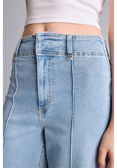 Defacto Culotte Yüksek Bel Pantolon I1913ax26aunm85 İndigo-nm85