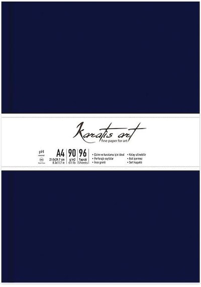 Karatis Art 90gr A4 96 Yp.ciltli Eskiz Defter
