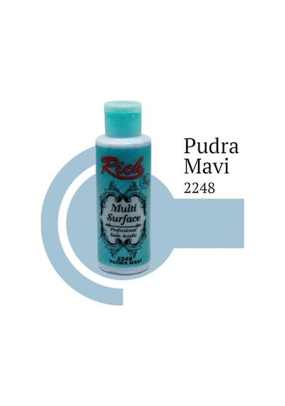 Rich Multi Surface 2248 Pudra Mavi Akrilik Boya 120 Cc