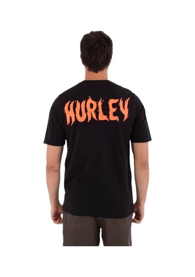 Hurley Hurley Printing Press Zombies Erkek Siyah Tişört 001