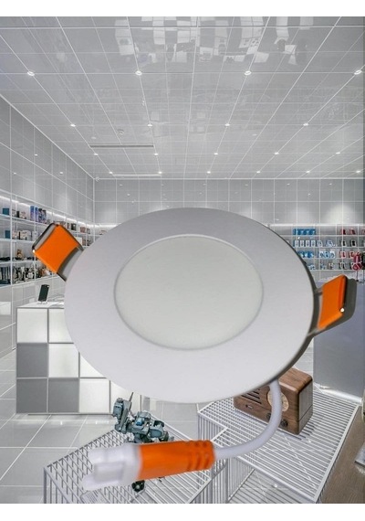 Cata Ct-5144g-5 5 Adet 3 Watt Panel Led Armatür Ct-5144 Günışığı Alüminyum Kasa Sarı