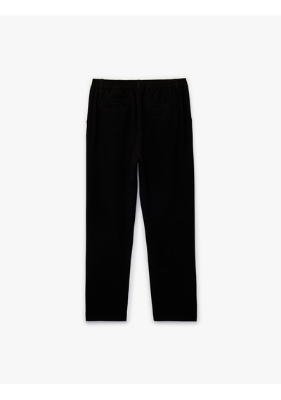Koton Viskon Karışımlı Cepli Regular Fit Klasik Kumaş Pantolon Siyah 6sam40017ıw