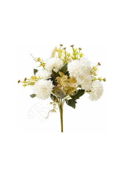 Yapay Çiçek Ortanca Küçük 30 Cm Beyaz