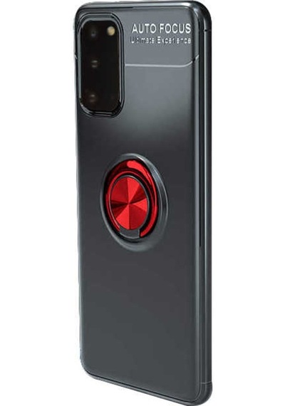 Samsung Uyumlu Galaxy S20 Kılıf Yüzüklü Magnetli Ravel Case