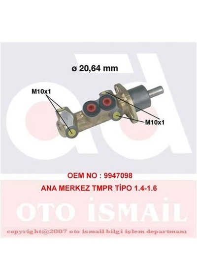 CIFAM 202-044 FREN ANA MERKEZİ TEMPRA TIPO