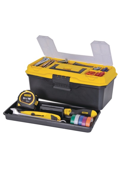 Stanley 1-71-948 13" Plastik Kilitli Eko Seri Takım Çantası Sarı Kapak