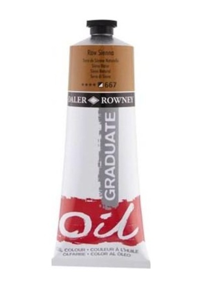 Daler Rowney Graduate Yağlı Boya 200 Ml 667 Raw  Sienna