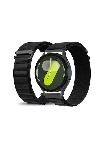 Samsung Uyumlu Galaxy Watch 6 4 5 7 Fe 40 42 44 46mm Alpine Loop Kumaş Kancalı Kordon