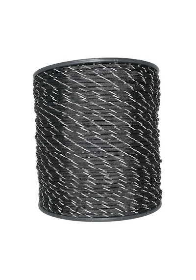 Mg Ropes Bileklik,outdoor 4 Mm Reflektörlü Paracord İp No:47 30 Metre Siyah