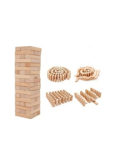 Jenga. Denge Oyunu. 54 Parça