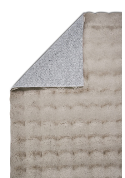 Yünteks Bubble Kabartmalı Peluş Post Halı 90x150 Vizon