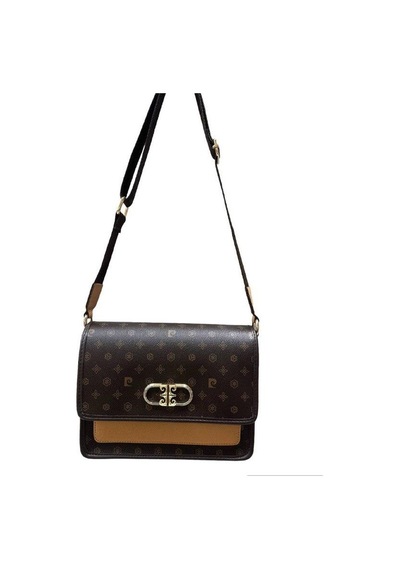 Pierre Cardin P.c Byn Cnt Pıerre Cardın Monogram Desenli Büyük Boy Kadın Ayarlanabilir Askı Detalı Çanta 001