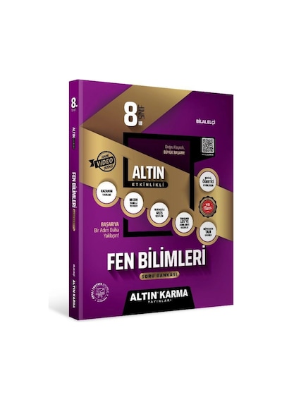 Altın Karma Yayınları 8.sınıf Fen Bilimleri Mentör Etkinlikli Soru Bankası