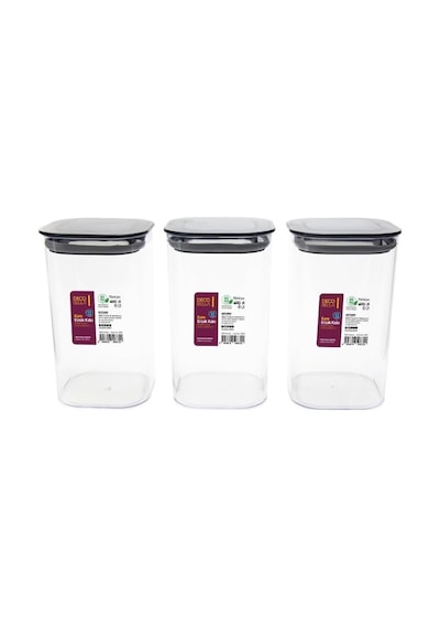 Ayrex Omak Decobella 3 'lü 1.1 Lt. Kare Erzak Kabı Seti Diğer