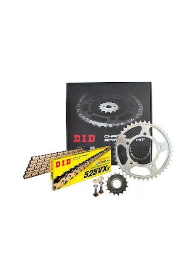 Dıd Yamaha Fz8 Zincir Dişli Seti 2010-2016 X-ringli Zincir Gold Renk