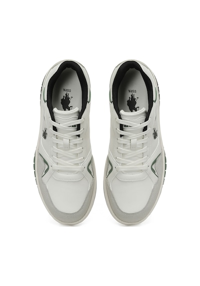 U.s. Polo Assn. Wızard 5pr Beyaz Erkek Sneaker 000000000102021304 Beyaz-yesıl