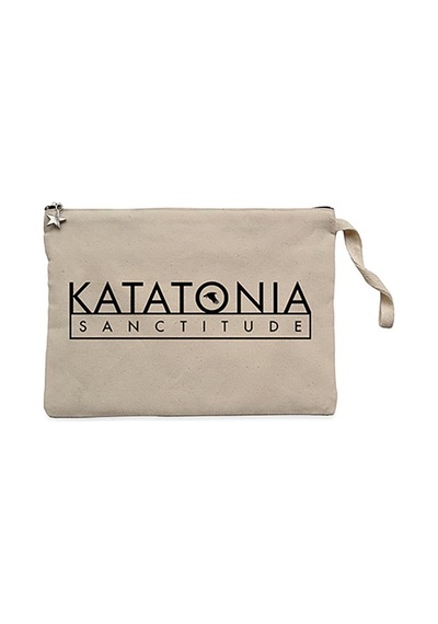 Katatonia Sanctitude Krem Clutch Astarlı Cüzdan / El Çantası Krem