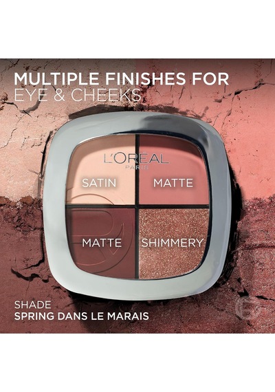 L'oreal Cosmetics Paris Paradise Spring Pinks Dörtlü Far Paleti 01