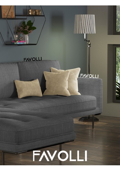 Br Favolli Kadife Dokulu Pastel Grisi Kırlent Kılıfı Dream Serisi Punch Için Uygun Gizli Fermuar Pastel Grisi
