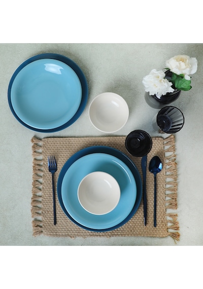 Keramika Blue Mix Yemek Takımı 18 Parça 6 Kişilik 031-413-420
