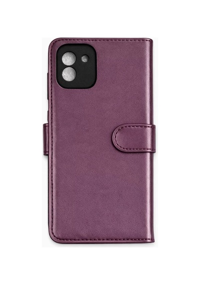Newface Samsung Uyumlu Galaxy A03 Core Kılıf Trend S Plus Kapaklı Kılıf - Mor Resimdeki