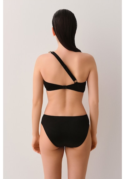 Suwen Noir Tek Omuz Detaylı Bralet Bikini Üst Sb25685012012 Siyah