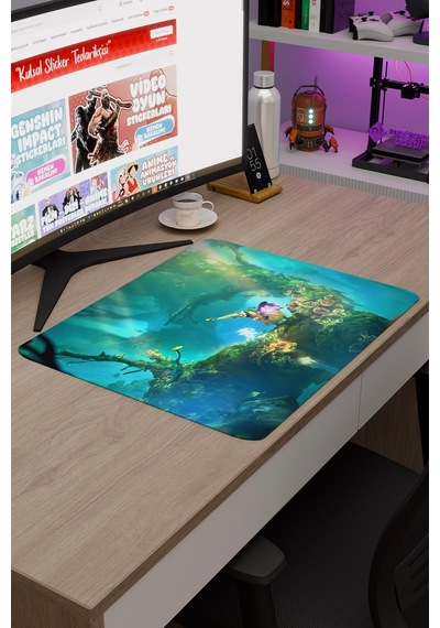 Ori And The Will Of The Wisps Dikişli Kauçuk Oyuncu Mousepad V3 - 48x40 Xl Gaming Mouse Pad