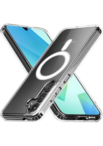 Samsung Galaxy Uyumlu A26 Kılıf Magsafe Özellikli Darbe Emici Şeffaf