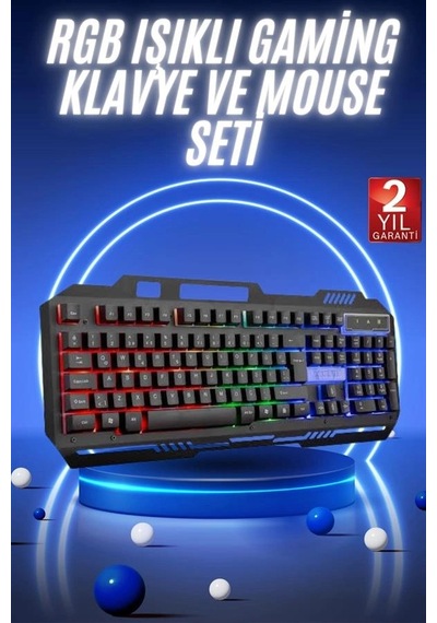 Oyuncu Klavyesi Led Aydınlatmalı Mekanik Hisli Diğer