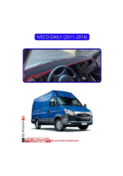 Iveco Daıly 2011-2014torpido Koruma Halısı Mavi Kenar