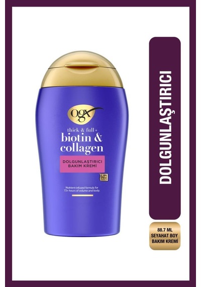 Ogx Biotin & Kolajen Dolgunlaştırıcı Sülfatsız Saç Bakım Kremi 88.7 Ml