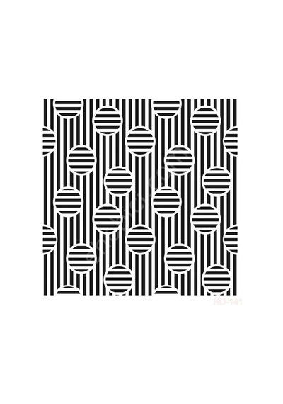 Hd141 Cadence Home Dekor Stencil 45X45