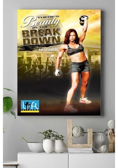Beauty Fitness Vücut Geliştirme Body Building Fitness Kanvas Tablo 40 X 60