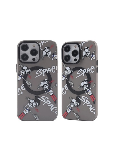 Newface - 433 - Apple İphone Uyumlu 13 Pro Kılıf Apollo Magneticsafe Desenli Kapak - Apollo Siyah - Aconcept - - 3