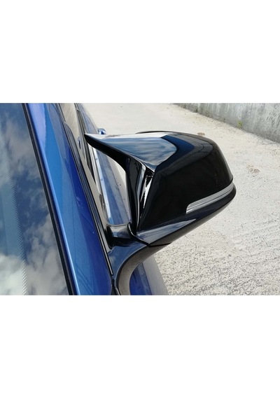 F22 Batman Ayna Kapağı Piano Black / 2013-2017 Tırnaklı
