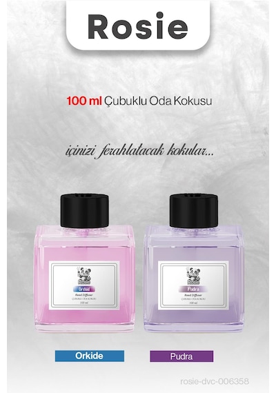 Rosıe Pudra Ve Orkide Çubuklu Oda Kokusu 100 Ml Fresh