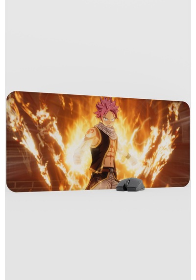 Fairy Tail Anime V1 - 90x40 Xxl Gaming Kauçuk Kaymaz Taban Mouse Pad Fare Altlığı