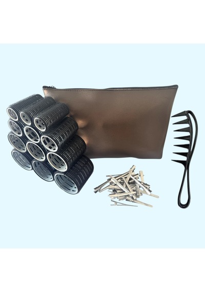 Croc Cb25 Siyah 12li Çantalı Set - 25li Alüminyum Pens Siyah