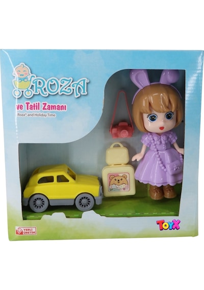 Toyx Roza Oyuncak Bebek Seti – Tatil Temalı Aksesuarlı Oyuncak Seti 3+ Yaş