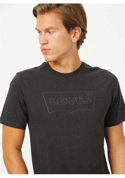 Levi's Erkek Housemark Graphıc Tee Siyah T-shirt - 22489-0330 Siyah