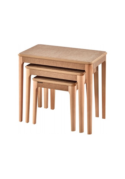 Masifart Corte Soft Mdf Zigon Cilasız Ham Ahşap